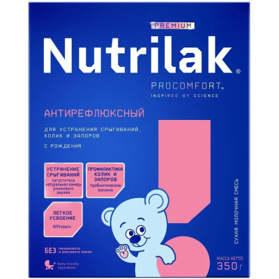 Молочная смесь для новорожденных Nutrilak Premium Антирефлюксный 350 г 1